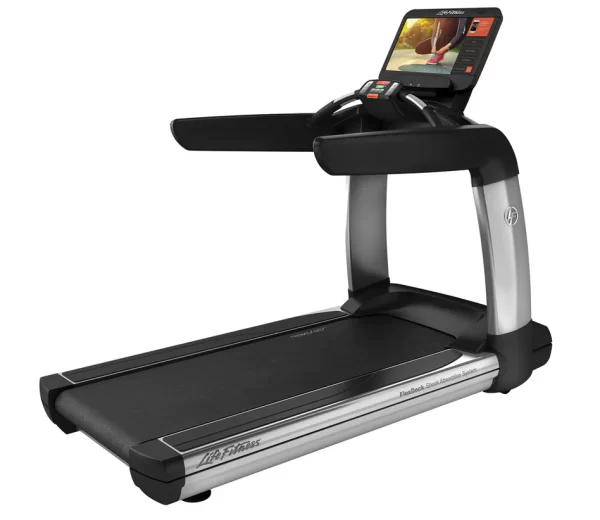 LIFE FITNESS ELEVATION SERIES TREADMILL WITH SE3HD CONSOLE - ARCTIC SILVER