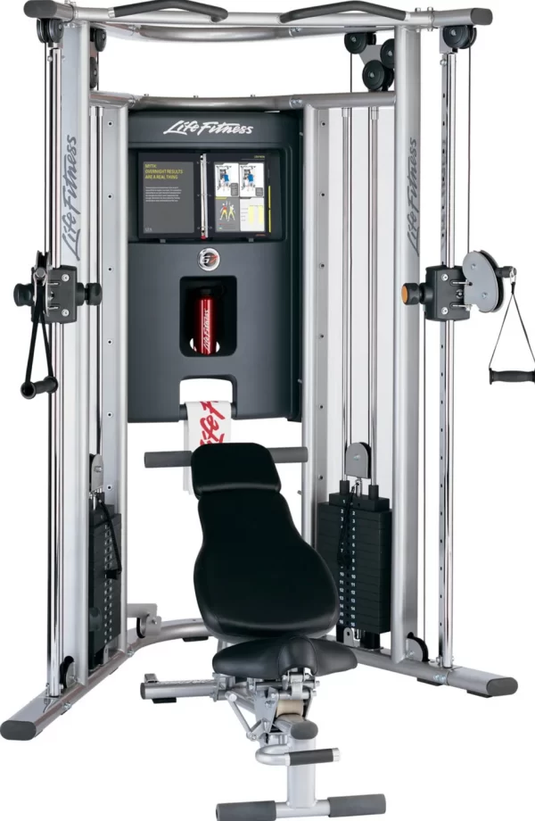 LIFE FITNESS G7 CABLE MOTION GYM WITH BENCH
