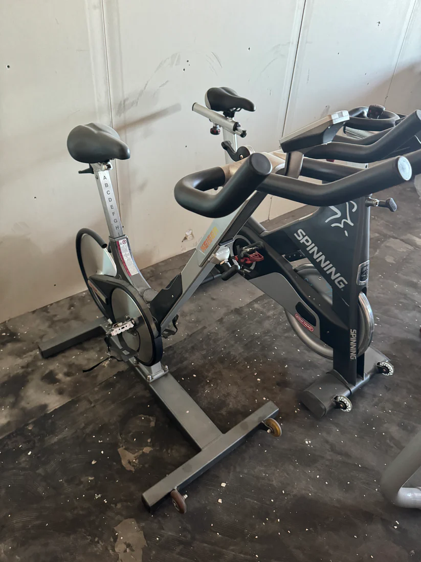 Refurbished Keiser M3 indoor cycle close up view